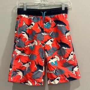 GAP - boys swim trunks, bathing suit.  Shark print.  Size boys XL